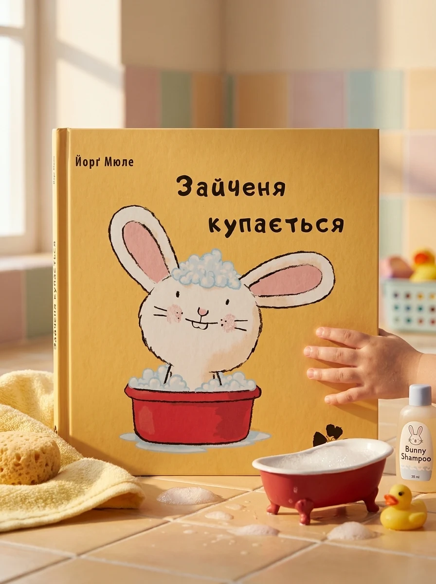 Зайченя купається | купити книгу онлайн
