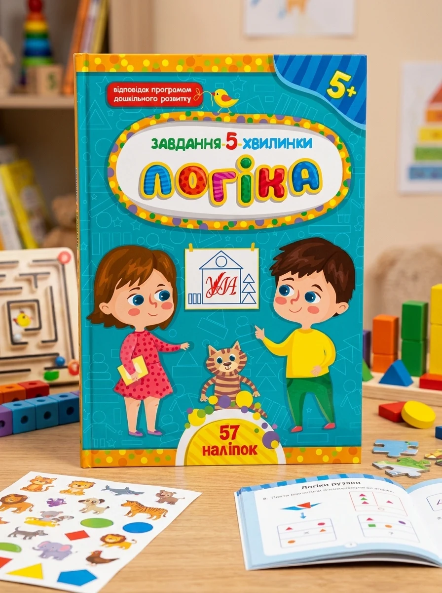 Завдання-5-хвилинки. Логіка. Від 5 років — Розвивальні книги