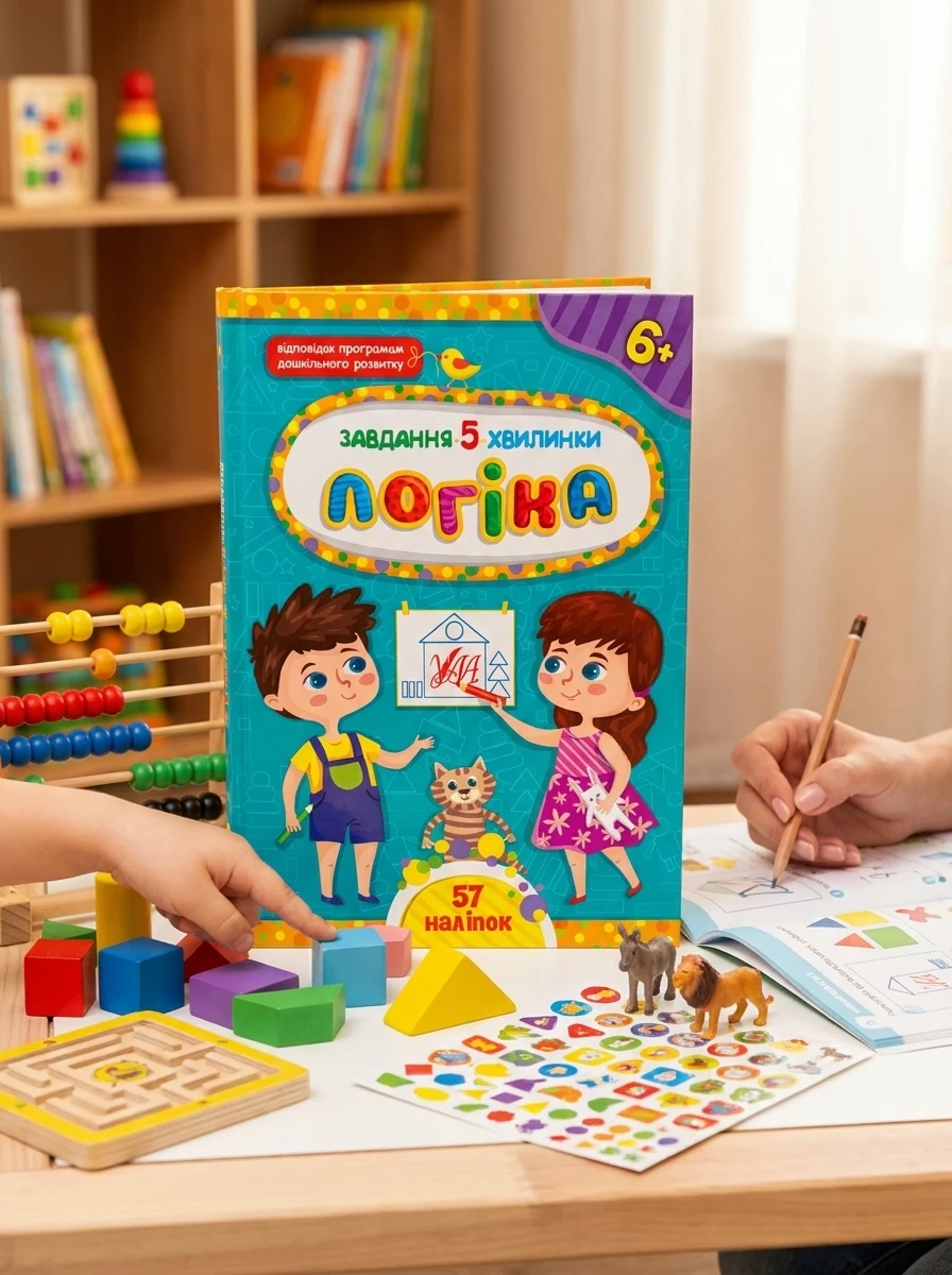 Завдання-5-хвилинки. Логіка. Від 6 років — Розвивальні книги