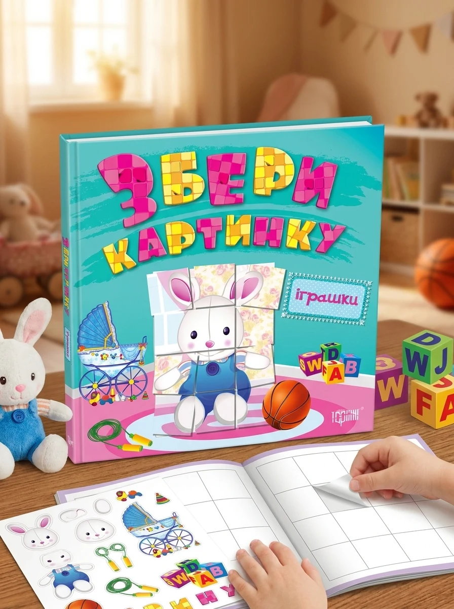 Збери картинку. Іграшки