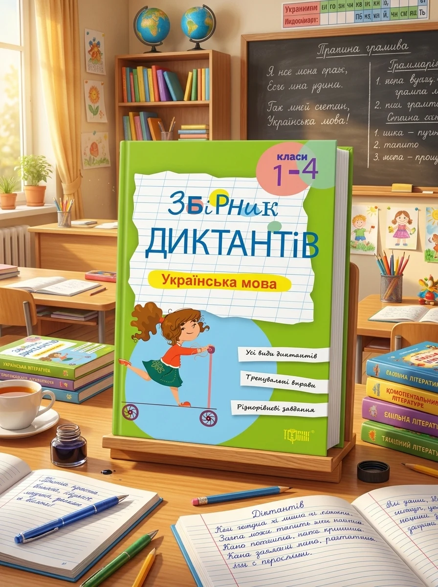 Збірник диктантів. Українська мова. 1-4 класи — Підготовка до школи