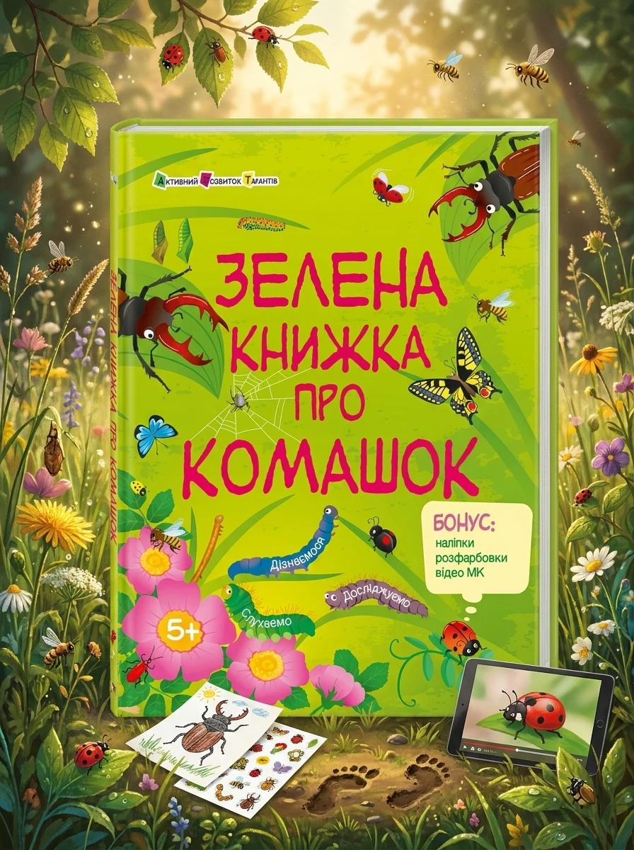 Зелена книжка про комашок — фото 2