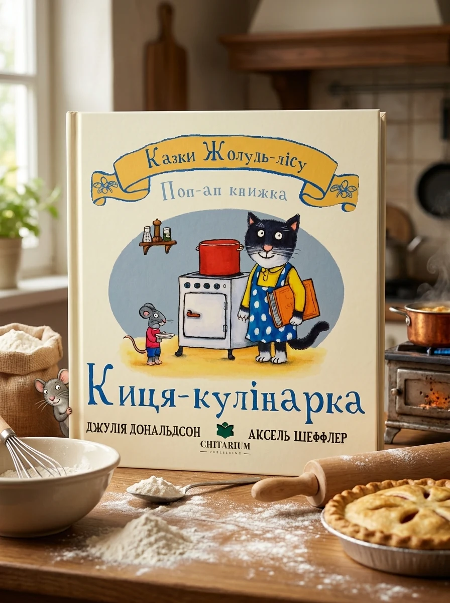 Казки Жолудь-лісу. Киця-кулінарка