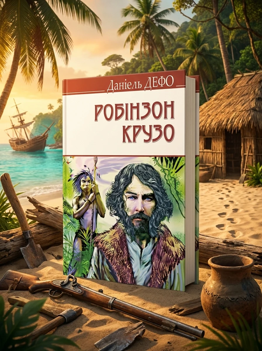 Життя і незвичайні та дивовижні пригоди Робінзона Крузо — Класична зарубіжна проза