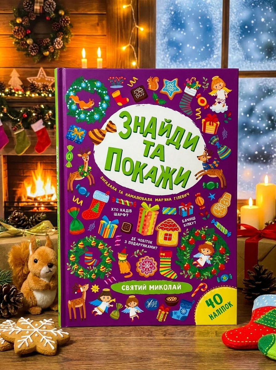 Знайди та покажи. Святий Миколай — Розвивальні книги