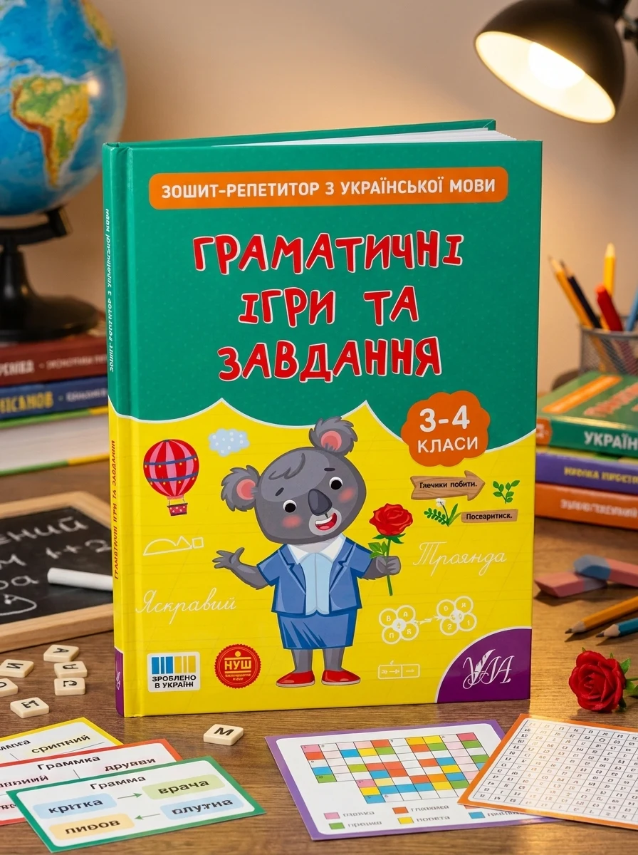 Зошит-репетитор з української мови. Граматичні ігри та завдання. 3-4 клас — Книги для школи