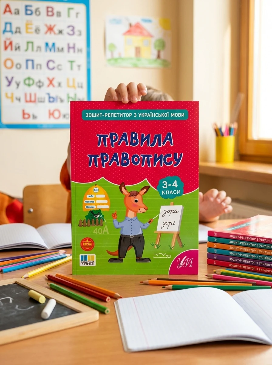 Зошит-репетитор з української мови. Правила правопису. 3-4 клас — Книги для школи
