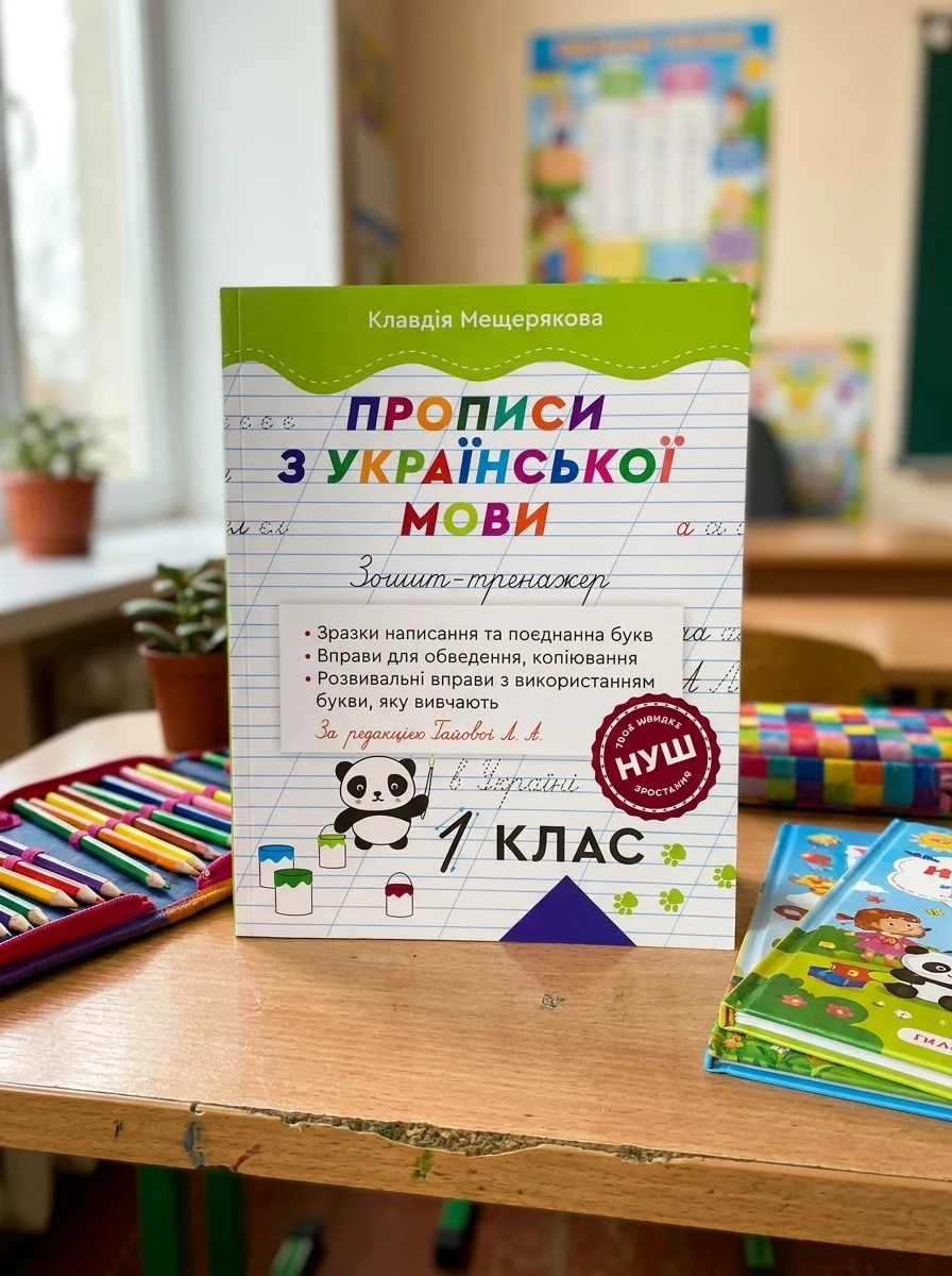 Зошит-тренажер. Прописи з української мови. 1 клас — Книги для школи