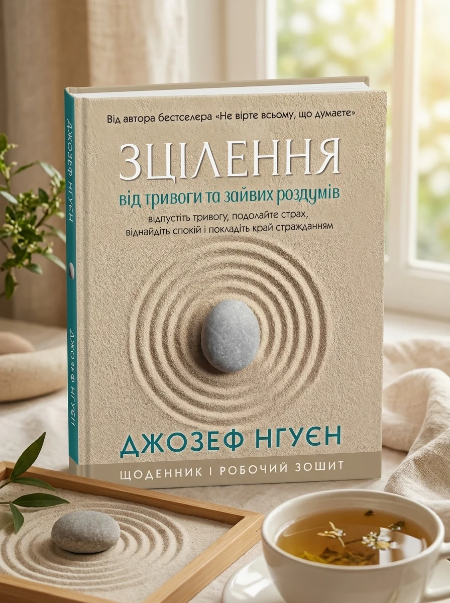 Зцілення від тривоги та зайвих роздумів. Щоденник і робочий зошит — Саморозвиток та мотивація