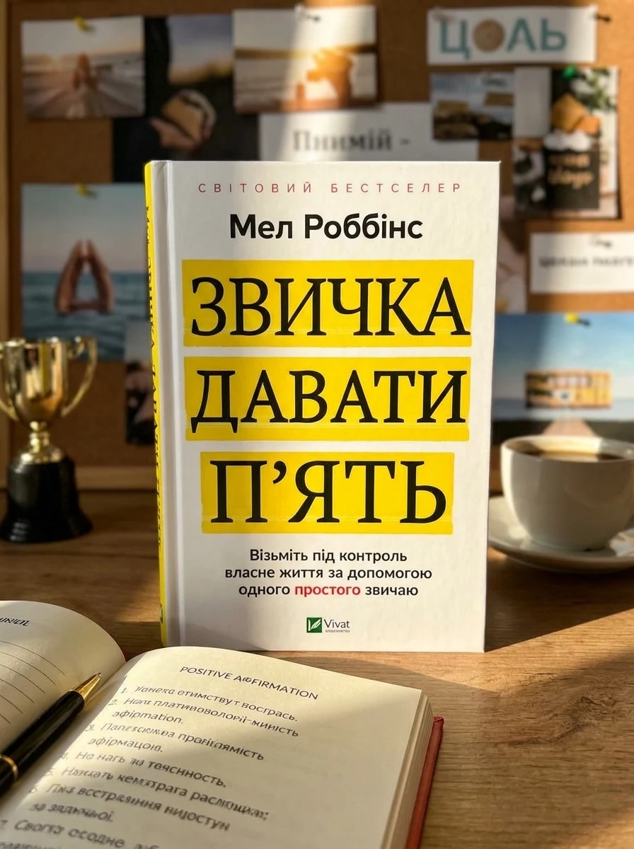 Звичка давати п'ять. Візьміть під контроль власне життя за допомогою одного простого звичаю | купити книгу онлайн