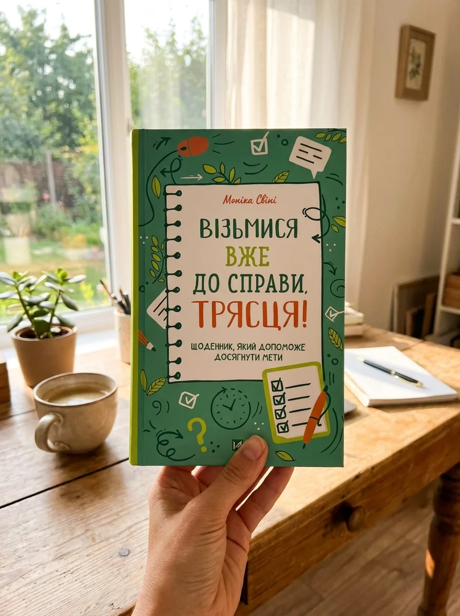 Візьмися вже до справи, трясця!Щоденник, який допоможе досягнути мети — Бізнес та саморозвиток