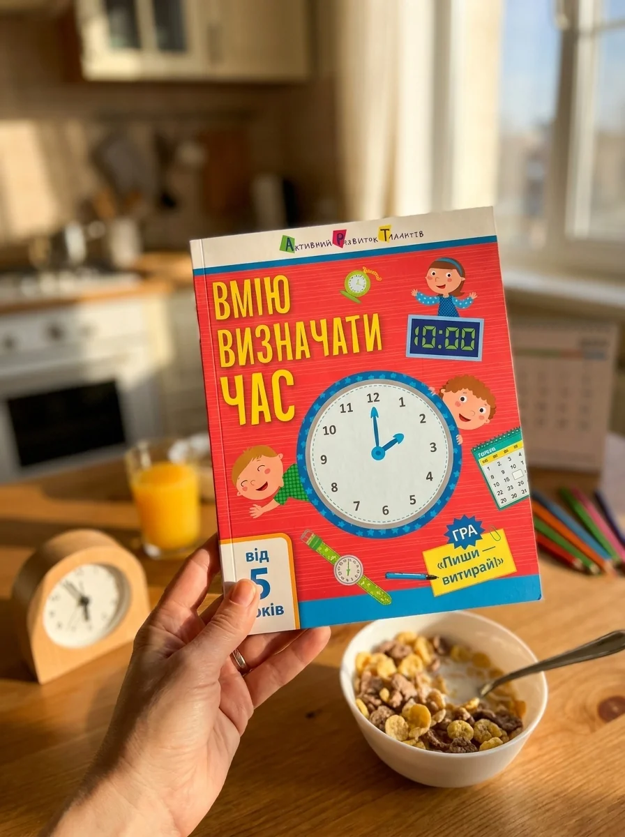 Вмію визначати час. Від 5 років — Розвивальні книги