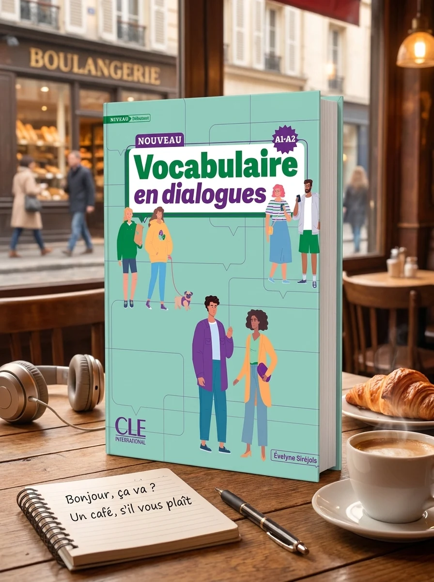 Vocabulaire en dialogues. Débutant (A1/A2) Livre + Audio en ligne — Вивчення мов