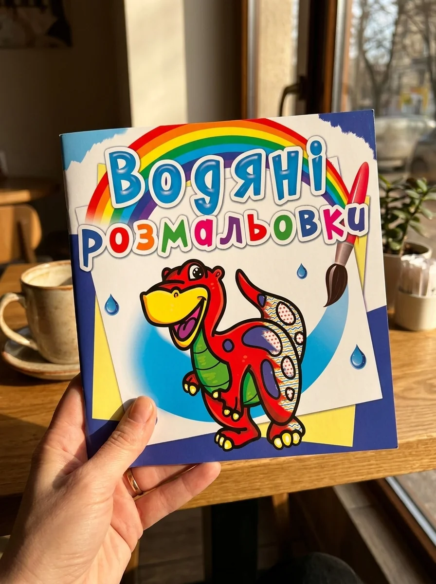 Водяні розмальовки. Динозаврик — Дитяча література