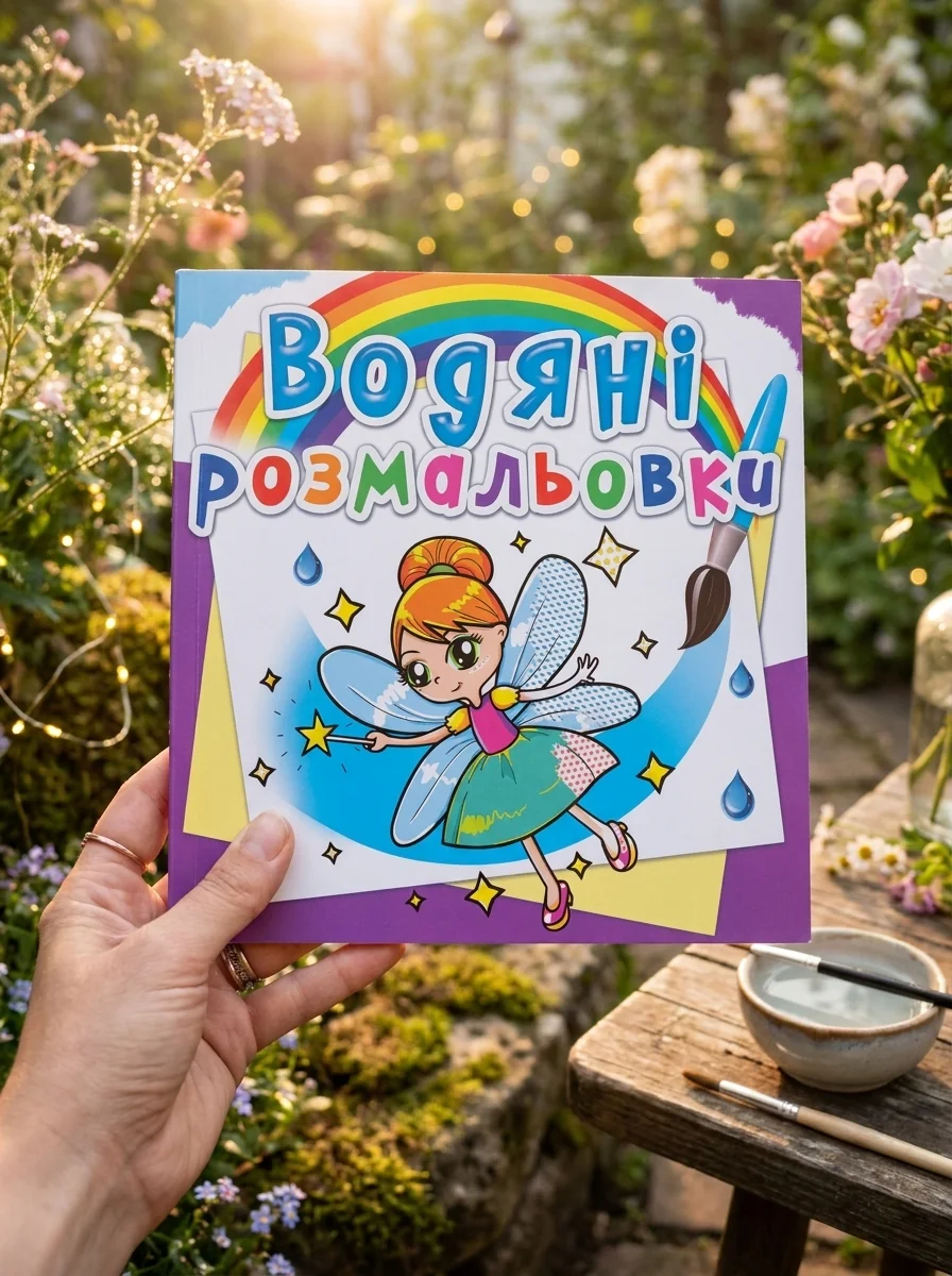 Водяні розмальовки. Феї та Ельфи, обкладинка