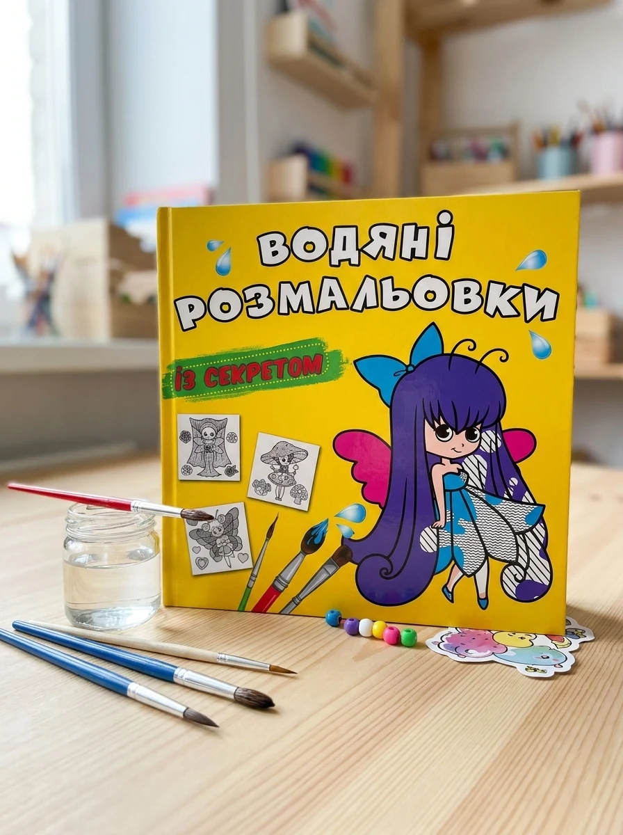 Водяні розмальовки із секретом. Феєчка — Дитяча література