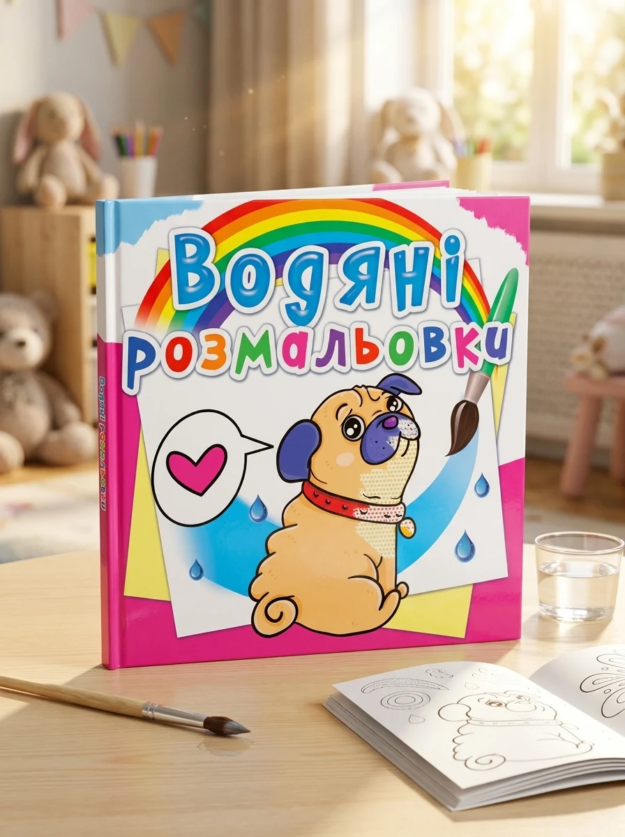 Водяні розмальовки. Котики та Цуценята — фото 2