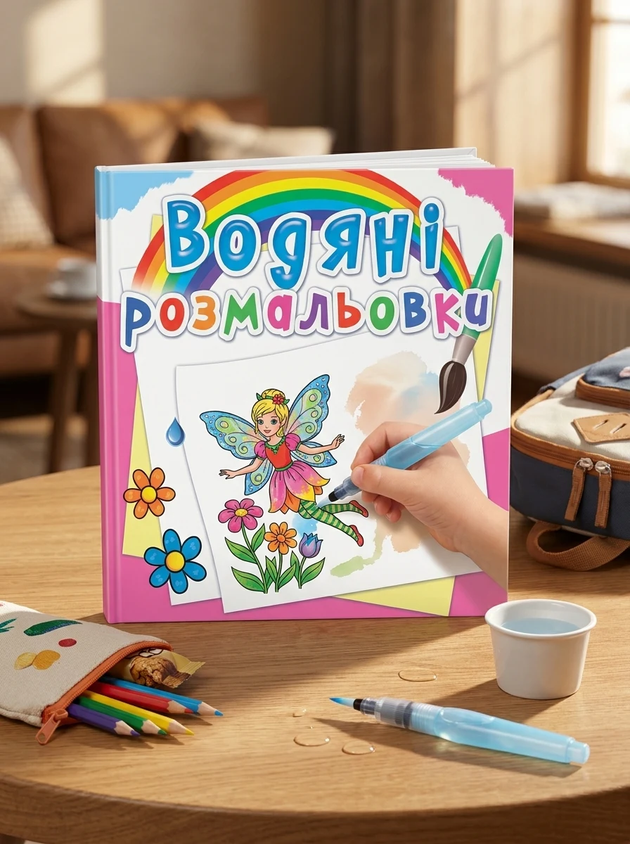 Водяні розмальовки. Квіткові феї