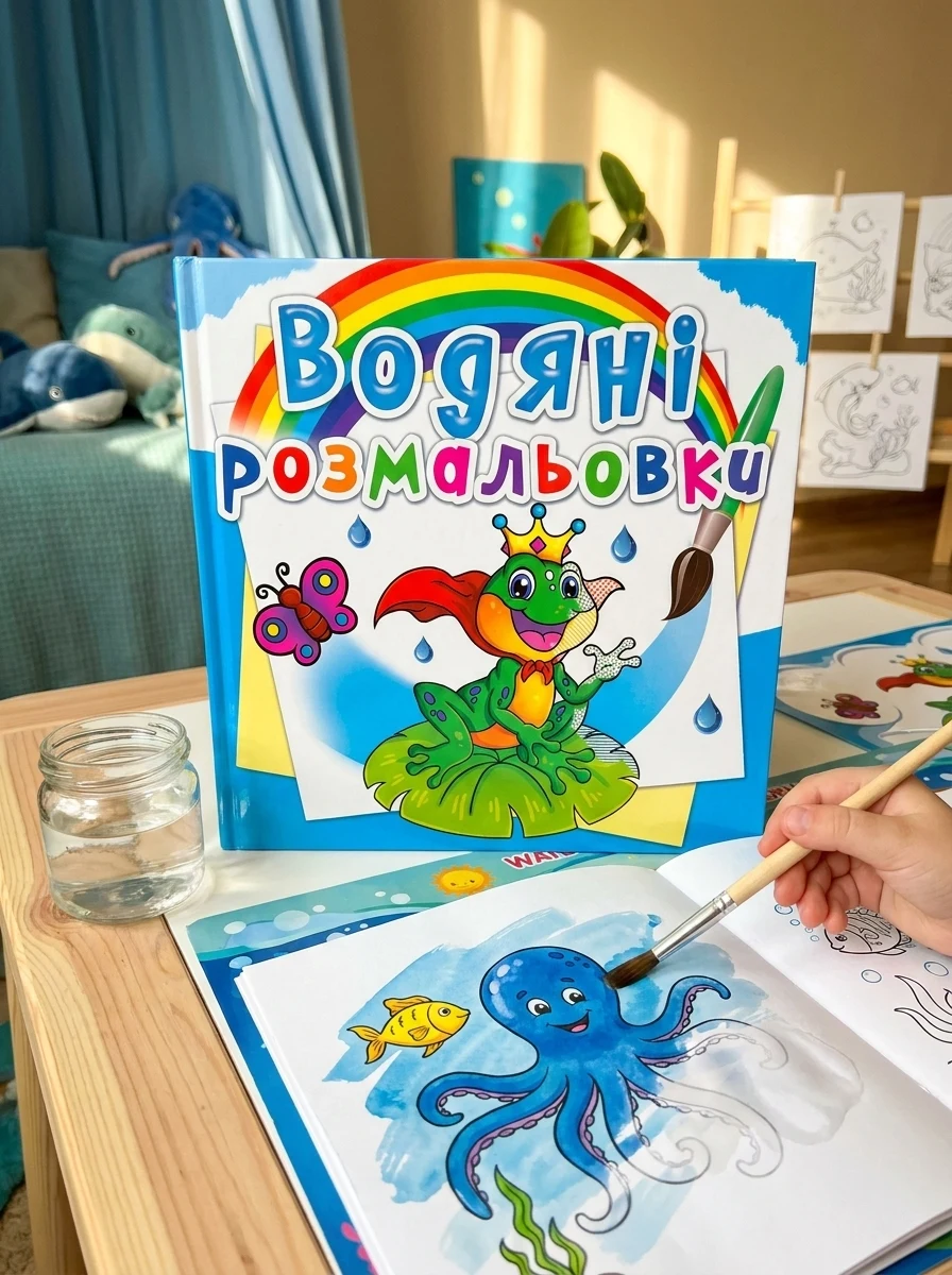 Водяні розмальовки. Підводний світ — фото 2
