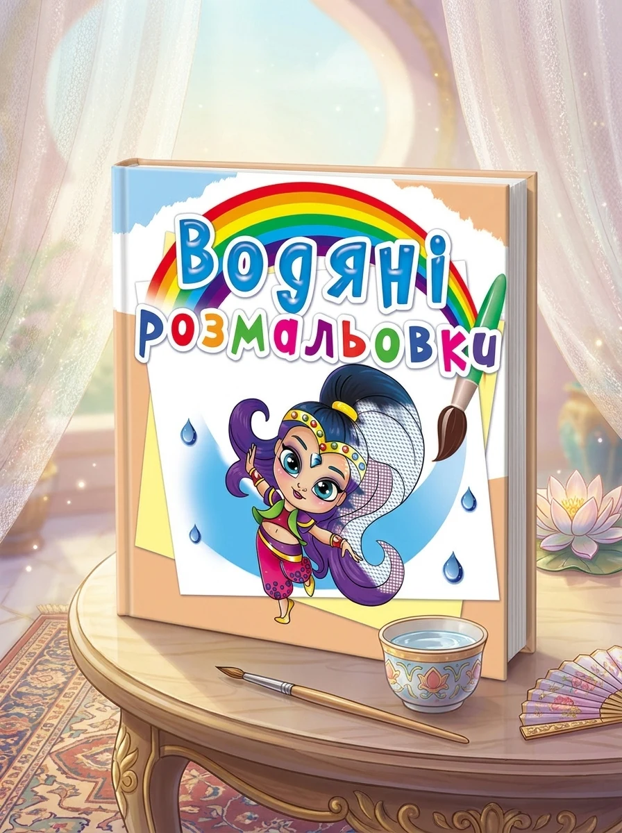 Водяні розмальовки. Східні принцеси — Дитяча література