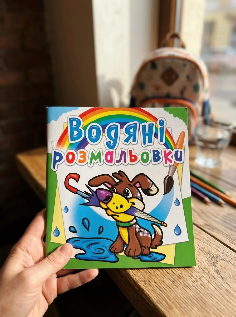 Водяні розмальовки. Цуценя — Дитяча література