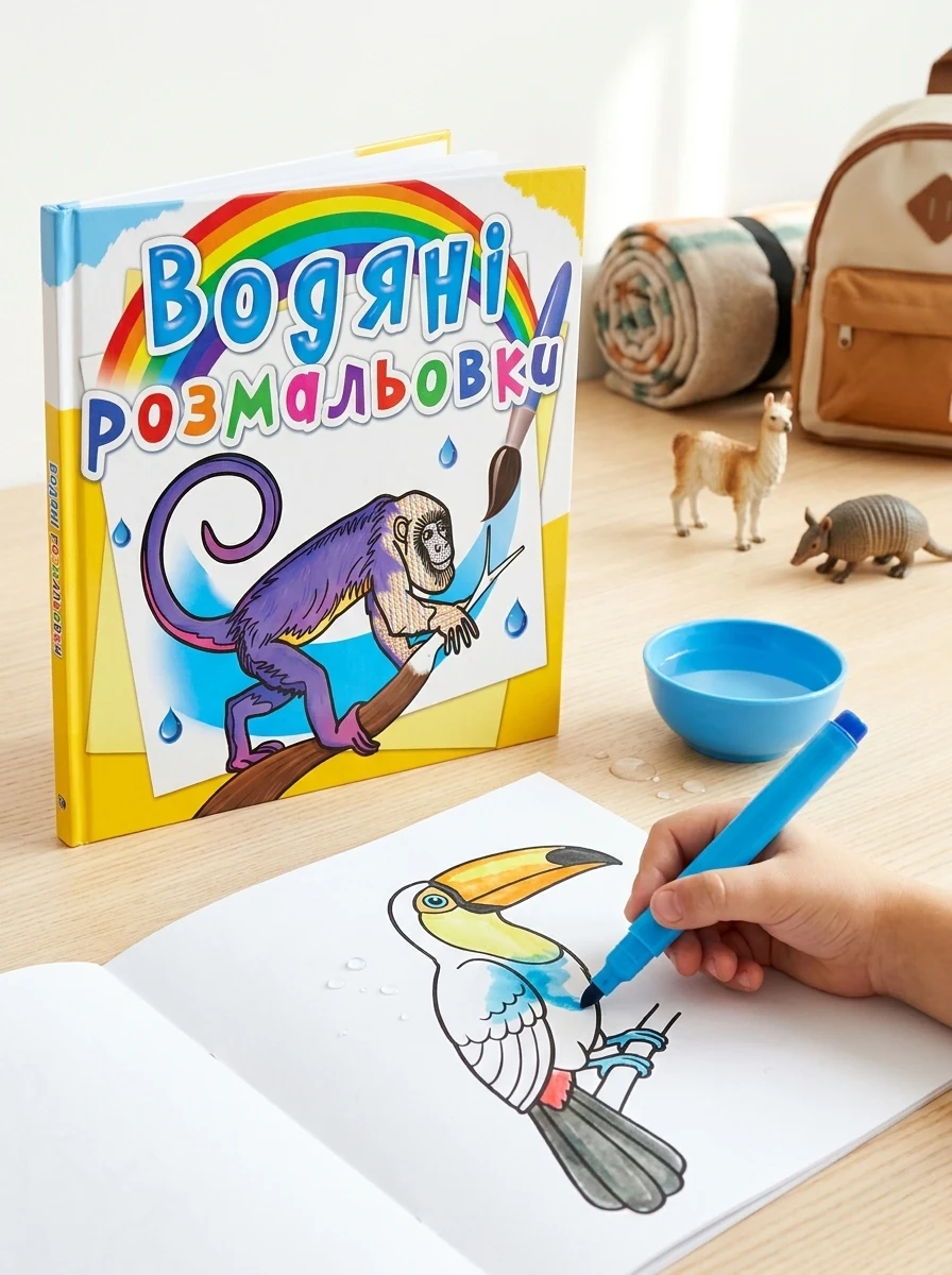 Водяні розмальовки. Тварини Південної Америки — Дитяча література