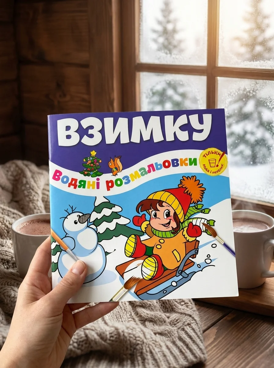 Водяні розмальовки. Взимку. Веселе свято — Дитяча література