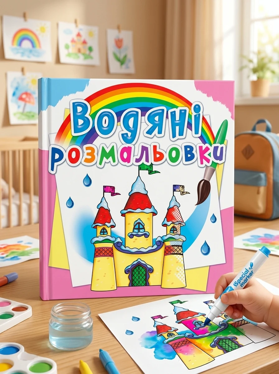 Водяні розмальовки. Замок принцеси — Дитяча література