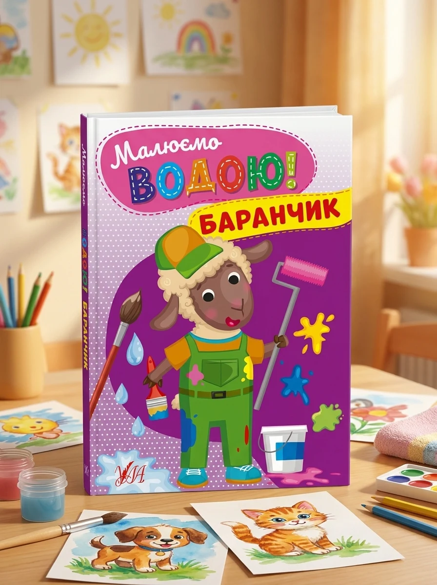 Водні розмальовка Малюємо водою! Баранчик 22864 — Дитяча література