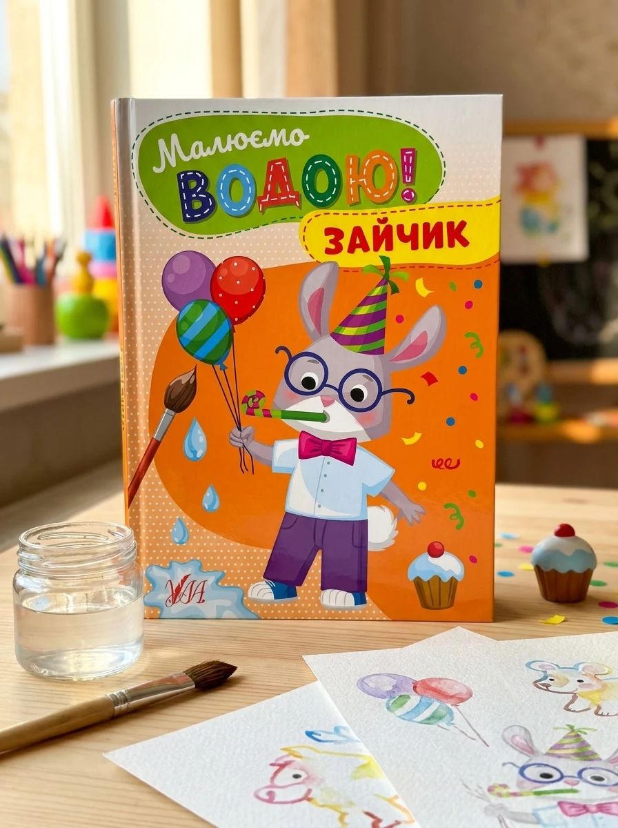 Водні розмальовка Малюємо водою! Зайчик 22866 — Дитяча література