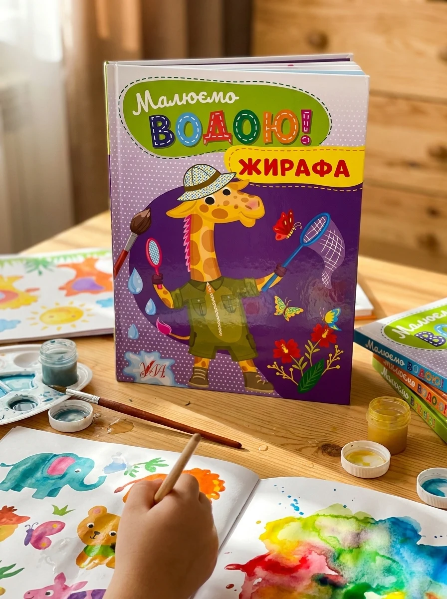 Водні розмальовка Малюємо водою! Жирафа 22865 — фото 2