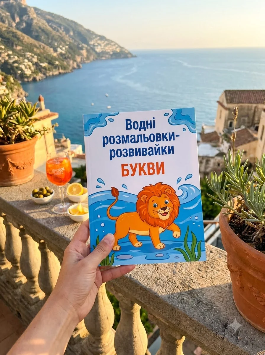 Водні розмальовки-розвивайки. Букви — фото 2