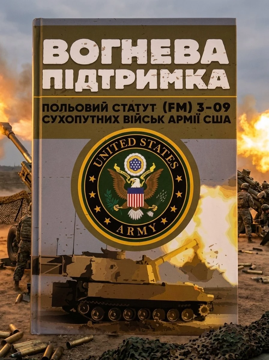 Вогнева підтримка. Польовий статут (FM) 3-09 сухопутних військ армії США, обкладинка