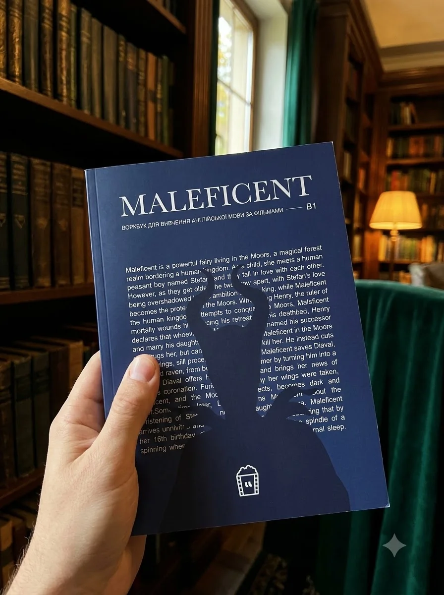 Воркбук для вивчення англійської мови за фільмами. Maleficent. Рівень B1 — Вивчення мов