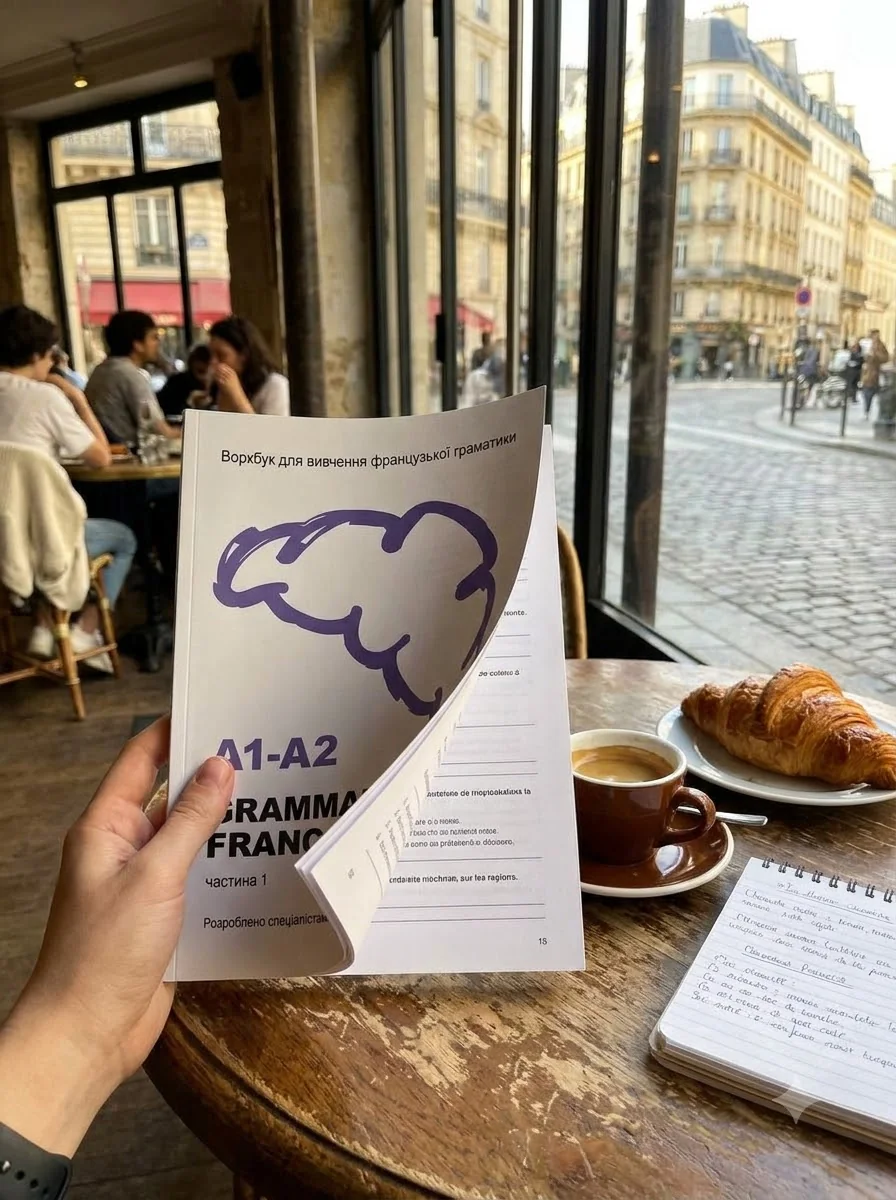 Воркбук для вивчення французької граматики Grammaire Française A1-A2 — Вивчення мов