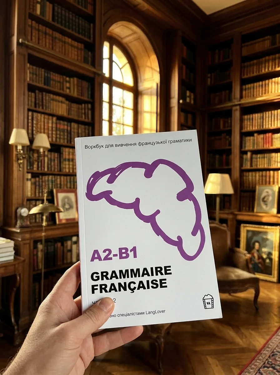 Воркбук для вивчення французької граматики GRAMMAIRE FRANÇAISE A2-B1 — Вивчення мов