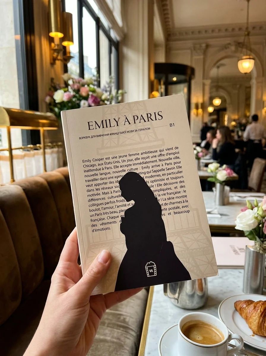 Воркбук для вивчення французької мови за серіалом Emily à Paris (B1) — Вивчення мов