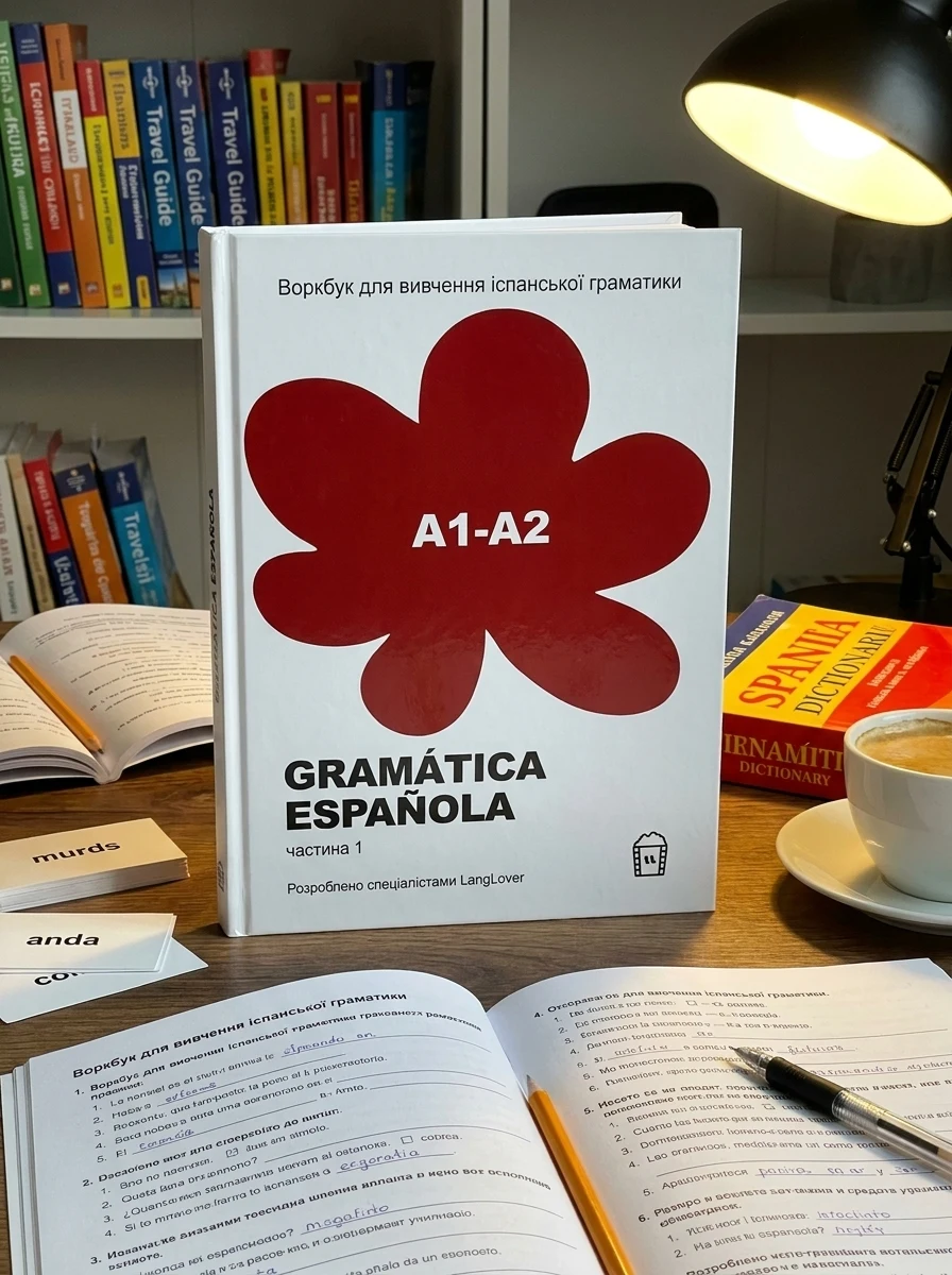 Воркбук для вивчення іспанської граматики Gramática Española А1-А2 — Вивчення мов