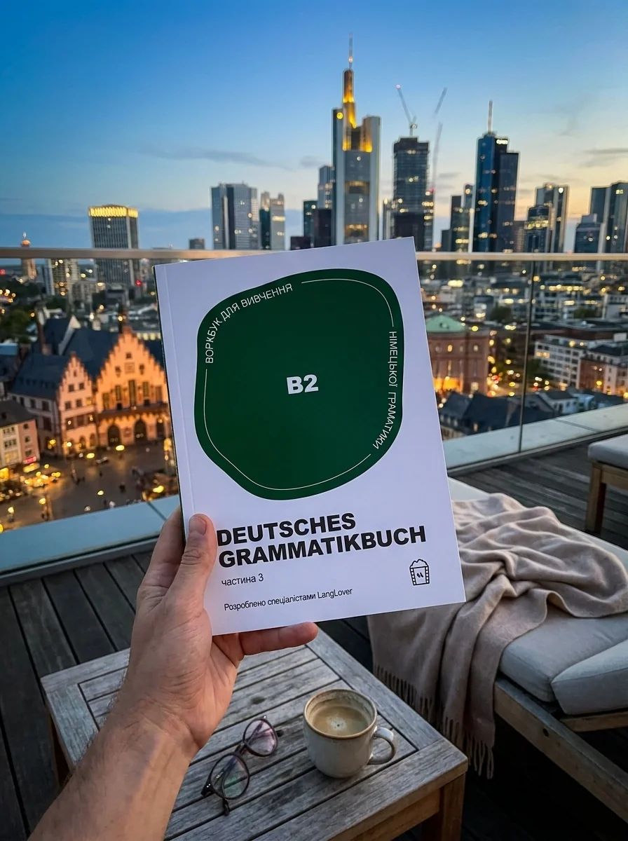 Воркбук для вивчення німецької граматики Deutsches Grammatikbuch B2 — Вивчення мов