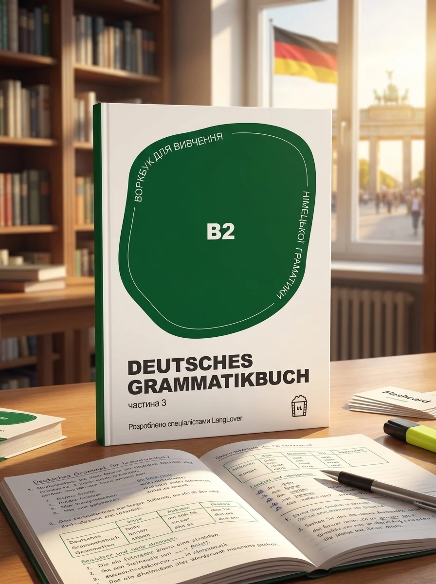 Воркбук для вивчення німецької граматики Deutsches Grammatikbuch B2