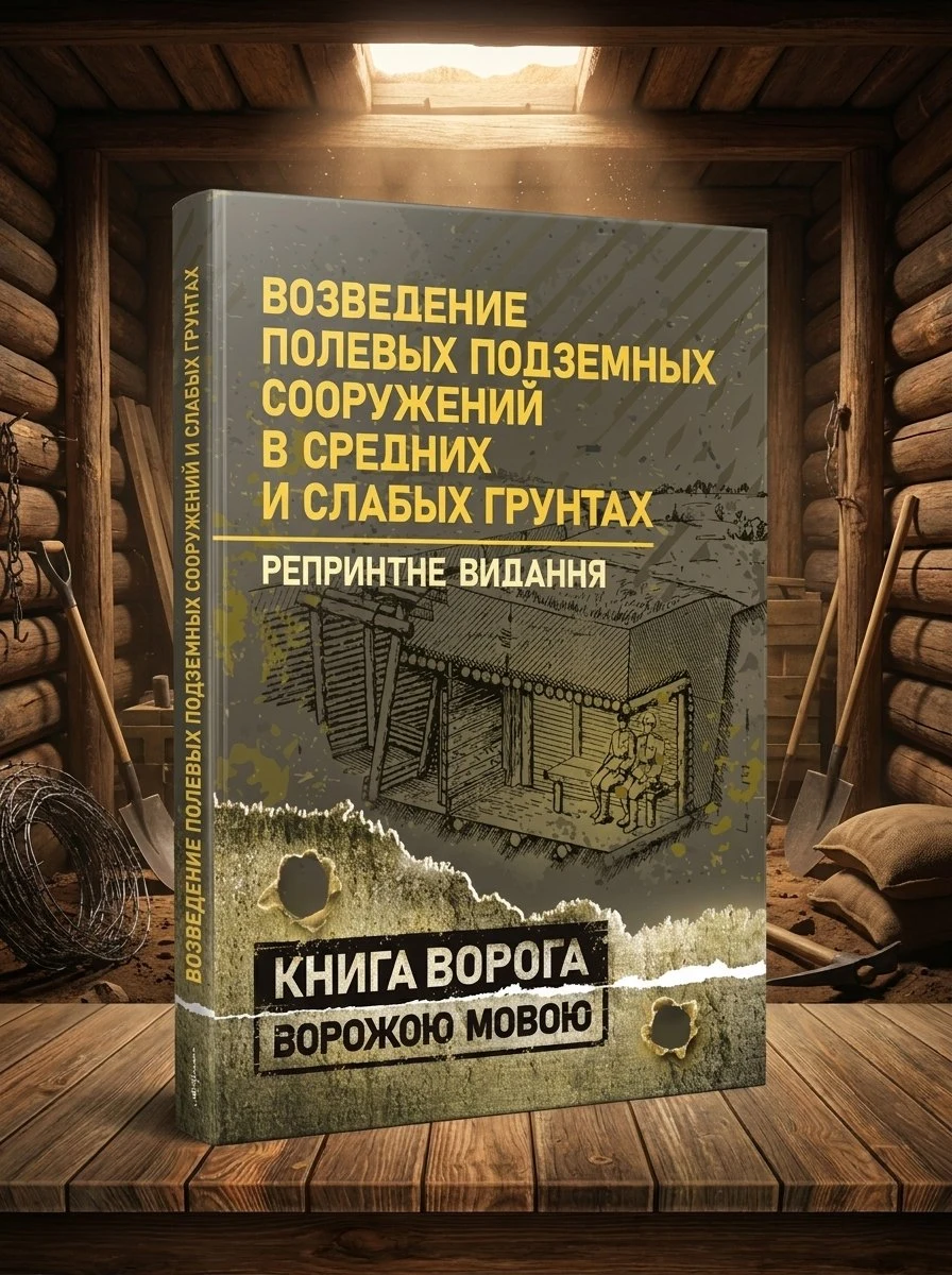 Возведение полевых подземных сооружений в средних и слабых грунтах, обкладинка
