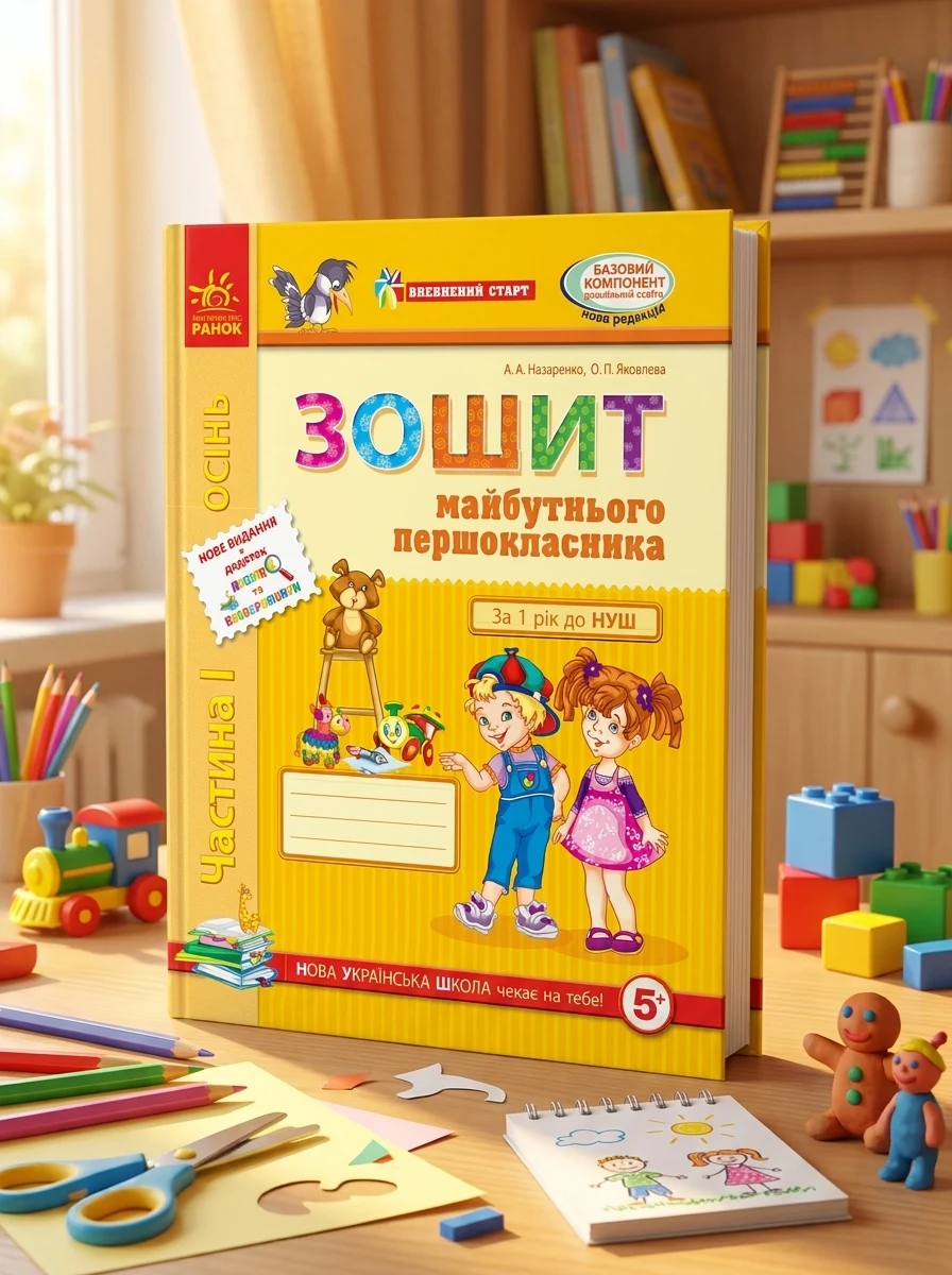 Впевнений старт. Зошит майбутнього першокласника. Частина 1. Оновлене видання з додатком — Вивчення мов
