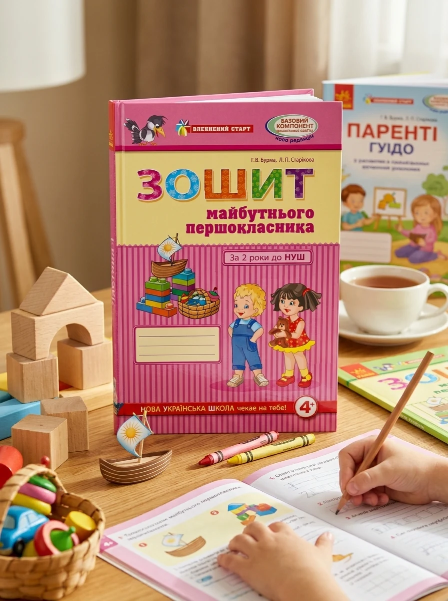 Впевнений старт. Зошит майбутнього першокласника. За 2 роки до НУШ. Частина 1
