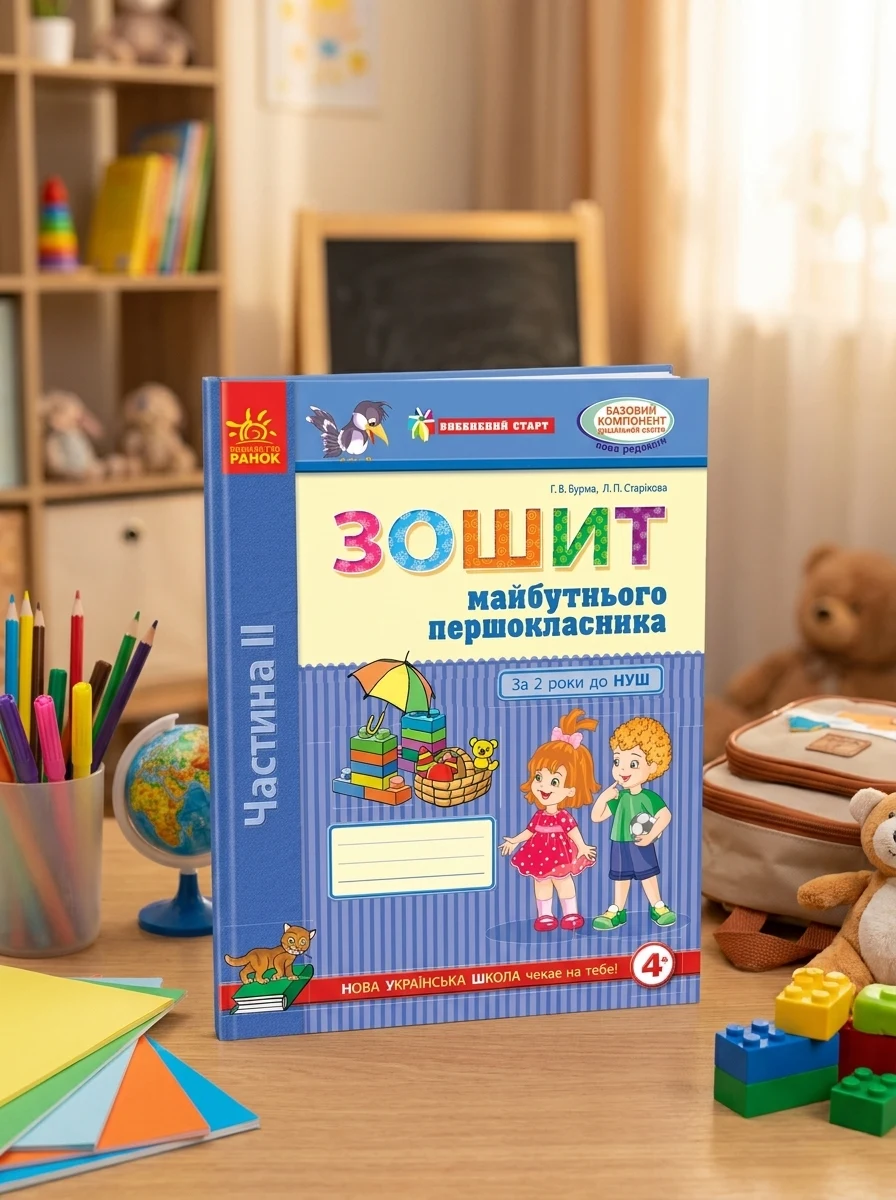 Впевнений старт. Зошит майбутнього першокласника. За 2 роки до НУШ. Частина 2 — Вивчення мов