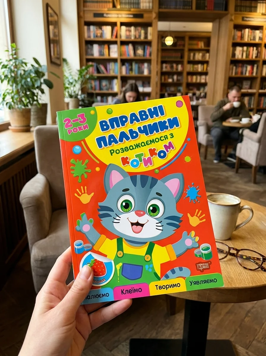 Вправні пальчики. 2-3 роки. Розважаємося з котиком — Дитяча література