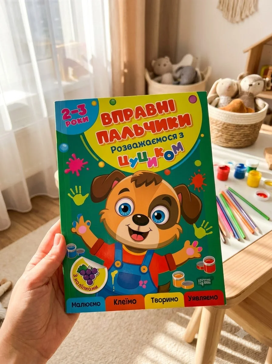 Вправні пальчики. 2-3 роки. Розважаємося з цуциком — Дитяча література