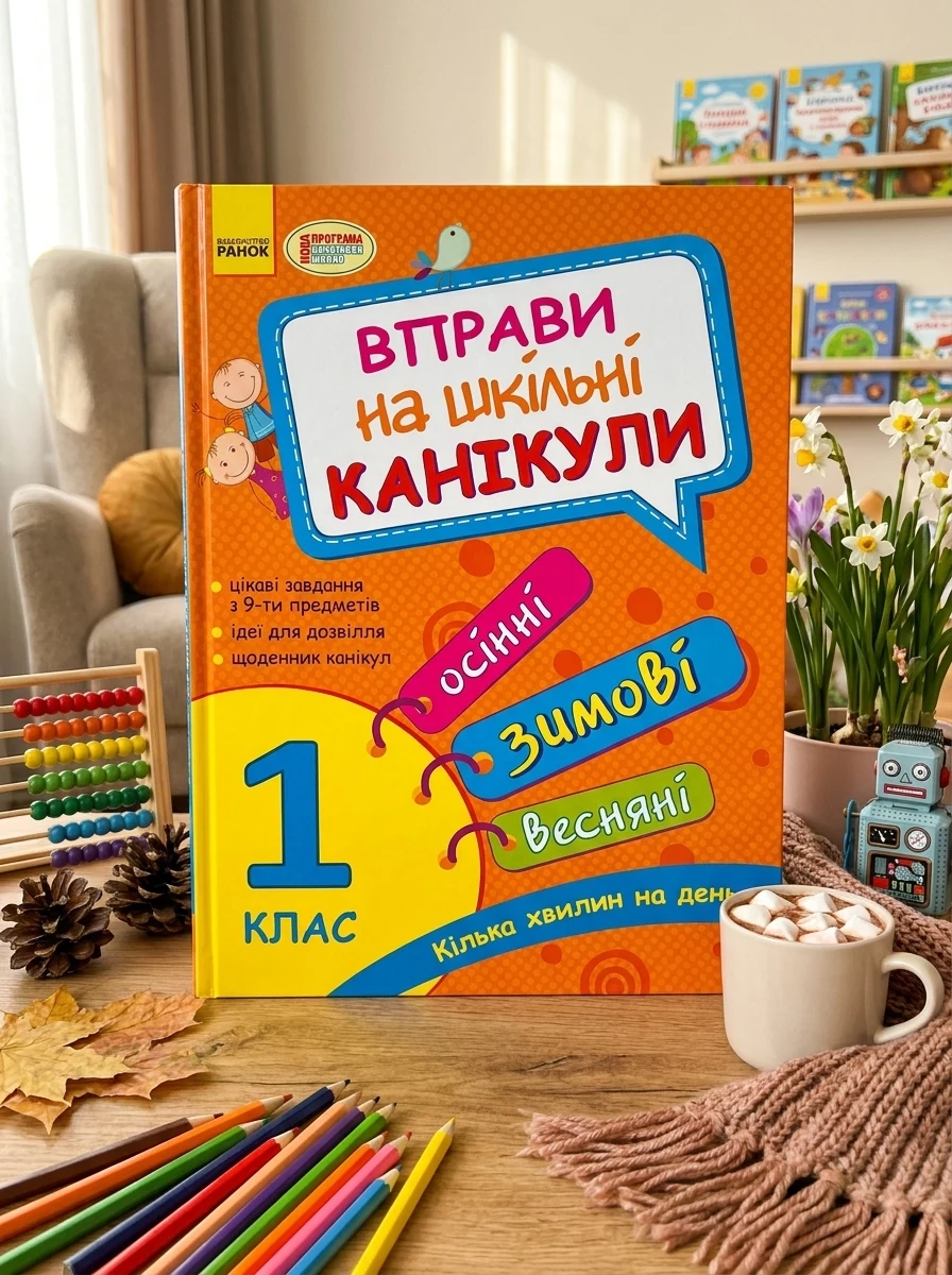 Вправи на шкільні канікули. 1 клас (Осінні, зимові, весняні) — Вивчення мов