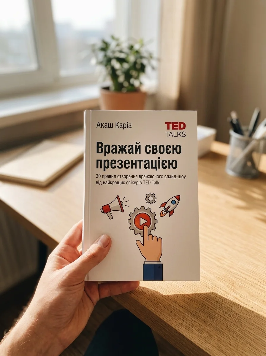 Вражай своєю презентацією. 30 правил створення вражаючого слайд-шоу від найкращих спікерів TED Talk — Бізнес та саморозвиток