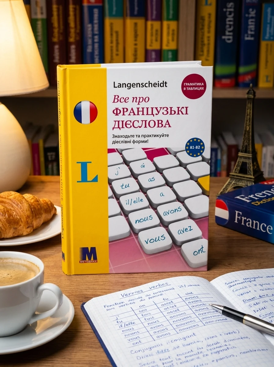 Все про французькі дієслова. Граматика в таблицях — Вивчення мов
