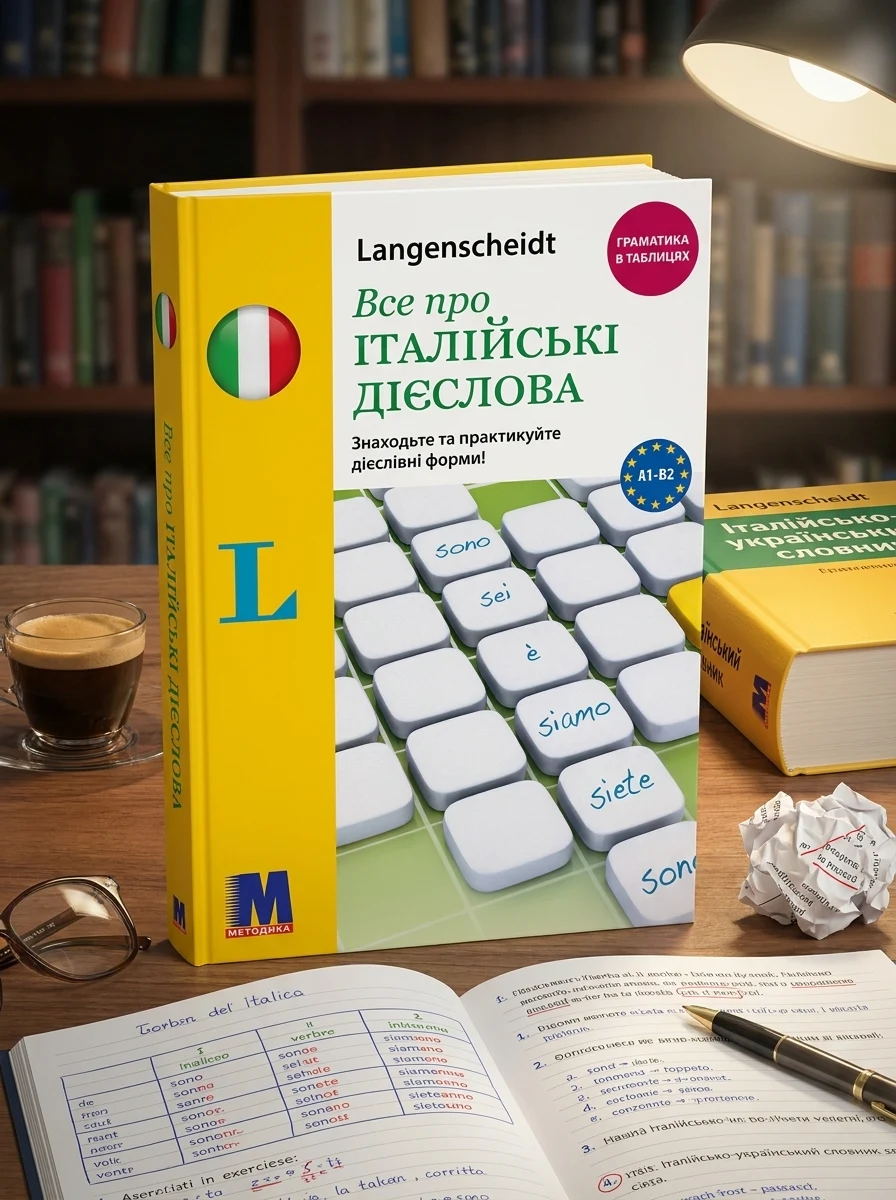 Все про італійські дієслова. Граматика в таблицях — Вивчення мов